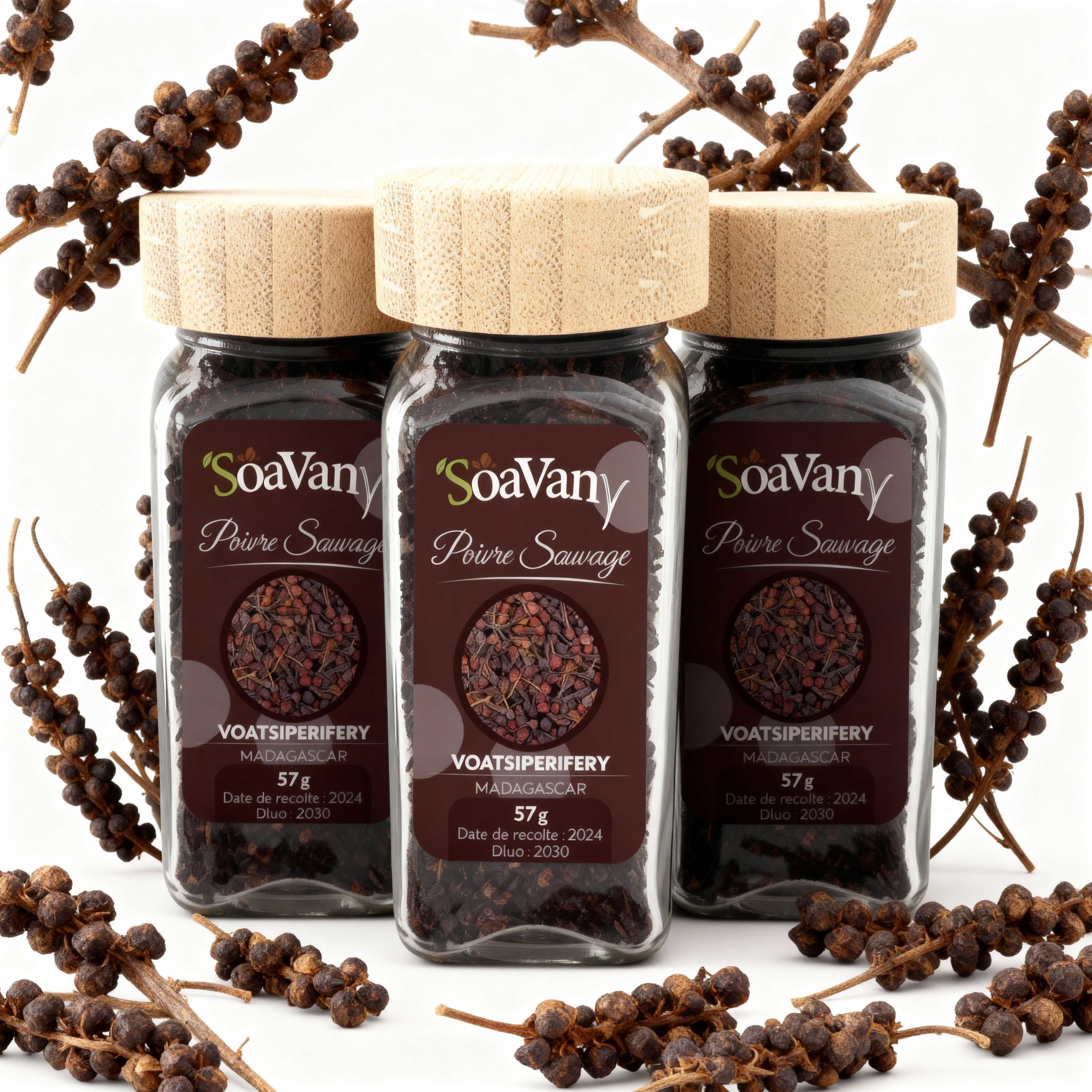 Poivre Noir de Madagascar (Grade 1) – L'Authentique – 57g