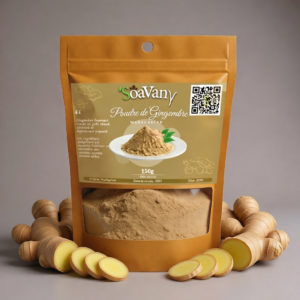 Poudre de Gingembre Madagascar 150g – Gingembre Moulu Fin, Arôme Épicé Intense – Format Économique Cuisine