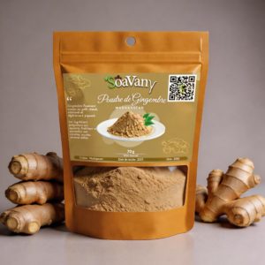 Poudre de Gingembre Madagascar 70g – Gingembre Moulu Fin, Arôme Intense et Épicé – Usage Cuisine