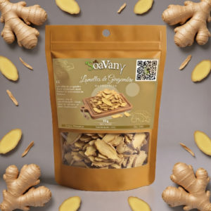 Lamelles de Gingembre Madagascar 50g – Gingembre Séché Tranché, Arôme Épicé Naturel – Usage Cuisine et Infusion