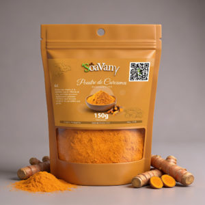 Curcuma en Poudre 150g – Grand Format Cuisine – Origine Madagascar – Épice Naturelle Arôme Chaleureux